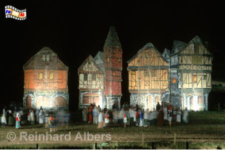 Montgothier in der Normandie mit Son et lumire, Normandie, Montgothier, Son et lumire