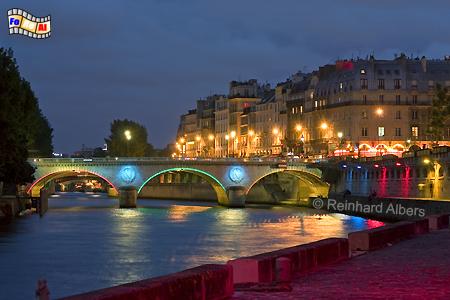 Paris Seine, Paris, Seine, Brcke, foreal, Foto, Reinhard, Albers