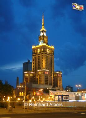 Warschau Kulturpalast, Polen, Polska, Warszawa, Warschau, Kulturpalast