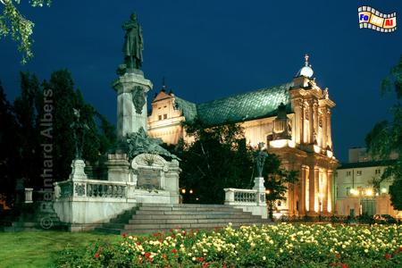 Warszawa (Warschau) Mickiewicz-Denkmal, Polen, Warszawa, Warschau, Mickiewicz, Albers, Foto, foreal,
