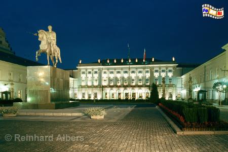 Warszawa (Warschau) Pr�sidentenpalast, Polen, Warschau, Warszawa, Palais Radziwill, Pr�sidentenpalast, Albers, Foto, foreal,