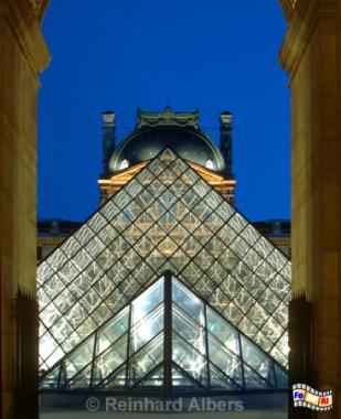 Paris - Louvre-Pyramide, Louvre, Paris, Pyramide, Albers, Foto, foreal,
