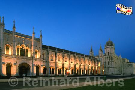 Lissabon - Jeronimo-Kloster im Stadtteil Belem, Lissabon, Kloster, Belem, Jeronimo, Albers, Foto, foreal,