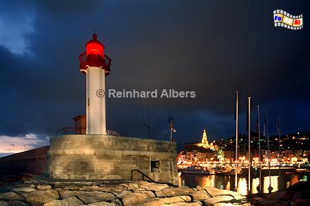 Menton an der C�te d'Azur, C�te, Azur, Menton, Leuchtturm, Albers, Foto, foreal,