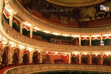 Die Logen im Słowacki-Theater (Teatr Słowackiego)., Polen, Polska, Krak�w, Krakau, Bilder, Fotos, Słowacki-Theater, Teatr Słowackiego, Logen