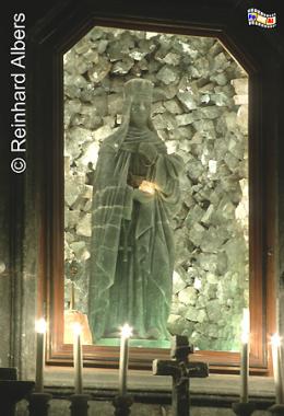 Figur der Hg. Kinga im Salzbergwerk von Wieliczka., Polen, Polska, Fotos, Bilder, Salzbergwerk, Wieliczka, Kopalnia Soli, Kinga
