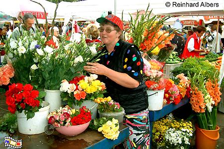 Wochenmarkt auf dem Rynek Kleparski, Polen, Polska, Krakau, Krakw, Rynek, Kleparski, Wochenmarkt, Markt