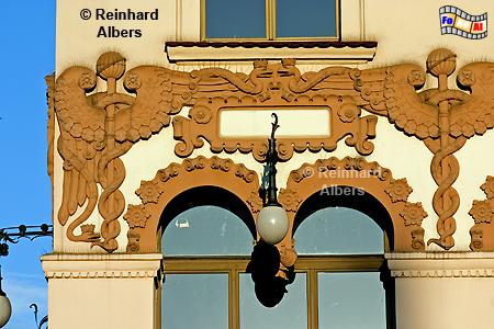 Hausfassade am Rynek Głwny (Hauptmarkt), Polen, Polska, Krakau, Krakw, Fotos, Bilder, Fassade, Rynek, Głwny 