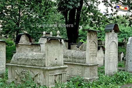 Jdischer Friedhof im Stadtteil Kazimierz., Polen, Polska, Krakau, Krakw, Fotos, Bilder, Kazimierz, Friedhuf, Remuh