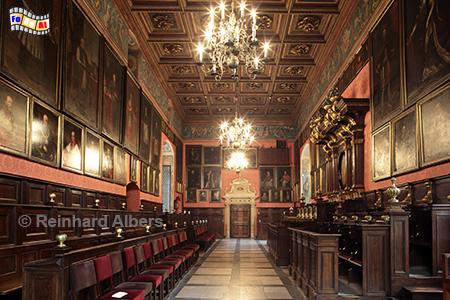 Aula der Jagiellonen-Universitt., Polen, Polska, Krakau, Krakw, Universitt, Collegium Maius, Jagiellonen