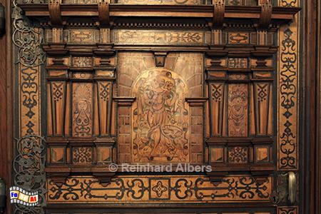 Tr in der Aula des Collegium Maius., Polen, Polska, Krakau, Krakw, Universitt, Collegium Maius, Jagiellonen, Albers, foreal,