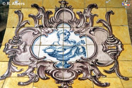 Queluz - Azulejos im Schlosspark, Lissabon, Azulejos, Queluz, Schloss, Park