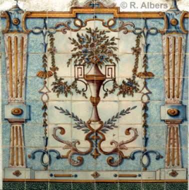 Produktbeispiel aus der Fabricia Sant Ana, einer Azulejos Manufaktur., Lissabon, Sant, Anna, Azulejos