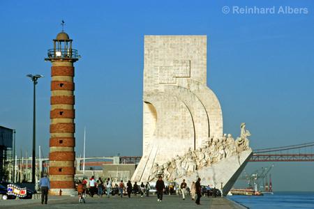 Denkmal der Entdeckungen
(Padro dos Descobrimentos). 1960 zum 500. Todestag von Heinrich dem Seefahrer vollendet., Lissabon, Belm, Denkmal, Entdeckungen