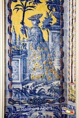Azulejos im Schloss von Queluz, Lissabon, Queluz, Schloss, Knig, Azulejos