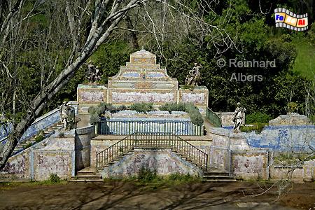Queluz - Schlosspark, Lissabon, Queluz, Park, Schloss, Azulejos, Albers, Foto, foreal