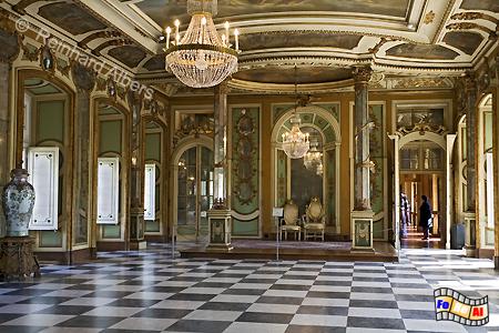 Schloss Queluz - Botschaftersaal, Portugal, Lissabon, Queluz, Schloss, Botschafter, Saal, Albers, Foto, foreal