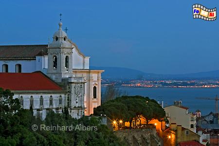 Lissabon - Aussichtspunkt (Miradouro) da Graa und Kirche Nossa Senhora da Graa., Lissabon, Miradouro, Graa, Aussichtspunkt, Albers, Foto, foreal