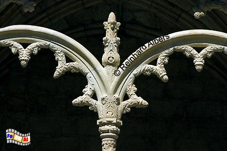 Jeronimokloster - Kreuzgang.
Im Stil des Manuelismus verzierte Bgen., Lissabon, Belm, Jeronimo, Kloster, Kreuzgang, Manuelismus, Albers, Foto, foreal