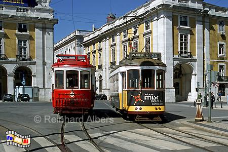 Lissabon - Historische Straenbahnen, Lissabon, Straenbahn, Oldtimer, Electricos, Albers, Foto, foreal
