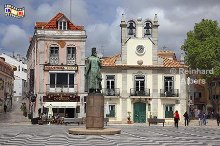 Cascais - Rathausplatz, Portugal, Cascais, Rathausplatz, Plasterung, Muster, Wellen, Albers, Foto, foreal,