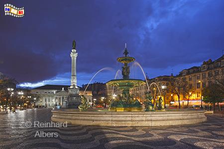Praa de Dom Pedro IV. genannt Rossio., Portugal, Lissabon, Rossio, Pedro IV., Praa, Albers, foreal,