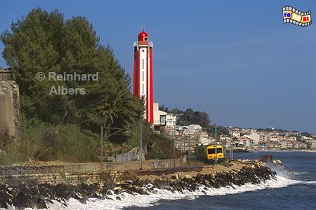 Leuchtturm bei Oeiras an der Tejo-Mndung, Lissabon, Oeiras, Tejo, Leuchtturm, Farol, Albers, Foto, foreal,
