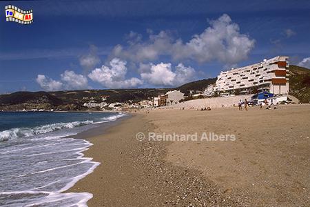 Sesimbra Strand, Portugal, Sesimbra, Arrabida, Gebirge, Strand, Albers, Foto, foreal,