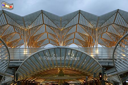 Estao Oriente, futuristischer Bahnhof fr dei Expo 1998., Lissabon, Lisboa, Expo, Bahnhof, Estao, Oriente, Architektur