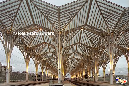 Estao Oriente, futuristischer Bahnhof fr dei Expo 1998., Lissabon, Lisboa, Expo, Bahnhof, Estao, Oriente, Architektur