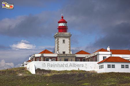 Cabo da Roca, westlich von Lissabon, ist der westlichste Punkt des europ�ischen Festlandes., Portugal, Leuchtturm, Klippen, Felsen, Cabo da Roca, Albers, Foto, foreal,