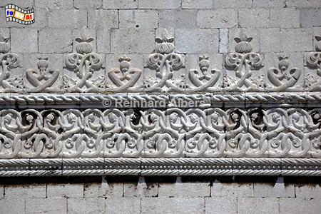 Torre de Belem - Verzierungen im manueliniischen Stil, Lissabon, Belm, Torre, Turm, Manuelismus, Albers, Foto, foreal