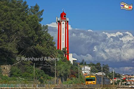 Leuchtturm bei Oeiras an der Tejo-Mndung, Lissabon, Oeiras, Tejo, Leuchtturm, Farol, Albers, Foto, foreal,