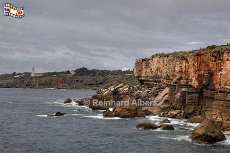Felsenkste bei Cascais, Portugal, Felsenkste, Klippen, Steilkste, Atlantik, Cascais, Albers, Foto, foreal,
