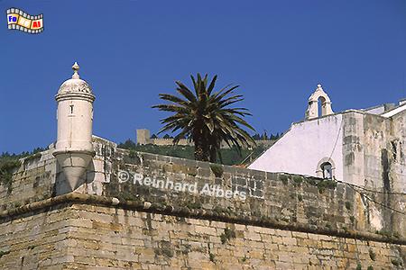 Sesimbra - Festung am Strand, Portugal, Sesimbra, Festung, Strand, Atlantik, Albers, Foto, foreal,