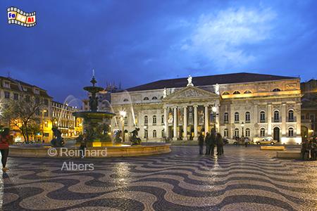 Nationaltheater am Rossio, Portugal, Lissabon, Rossio, Theater, Albers, foreal,