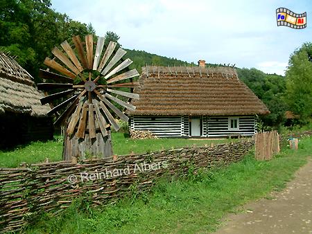 Polen - Ethnografischer Park (Freilichtmuseum) in Sanok., Windmhle, Polen, Freilichtmuseum, Skansen, Ethnografischer Park, Sanok