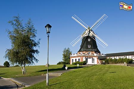 Die Kl�tzer M�hle wurde 1902-1904 erbaut und wird heute als Gastst�tte genutzt, Windm�hle, Mecklenburg-Vorpommern, Kl�tz, Kl�tzer Winkel, Galerieholl�nder