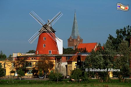 Bad Slze in Mecklenburg-Vorpommern, Windmhle, Mecklenburg, Bad Slze, Foto, foreal, Foto,