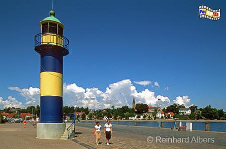 Der alte Leuchtturm im Hafen von Eckernfrde., Leuchtturm, Deutschland, Schleswig-Holstein, Eckernfrde