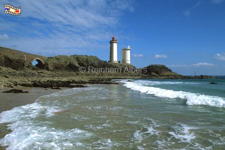 Le Petit Minou westlich von Brest - Bretagne., Leuchtturm, Frankreich, Bretagne, Brest, Le Petit Minou