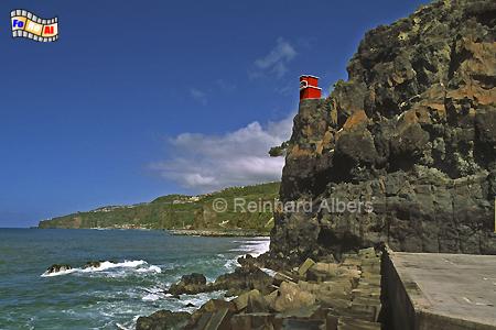 Ribeira Brava auf der Insel Madeira, Leuchtturm, Portugal, Madeira, Ribeira Brava
