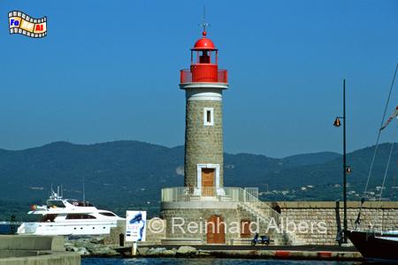 Saint-Tropez in Sdfrankreich, Leuchtturm, Frankreich, Saint-Tropez