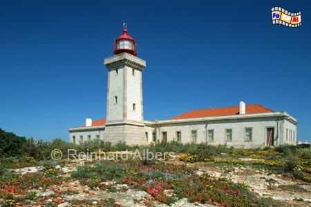 Alfanzina stlich von Carvoeiro in der Algarve, Leuchtturm, Portugal, Algarve, Carvoeiro, Alfanzina, Albers, foreal, Foto,