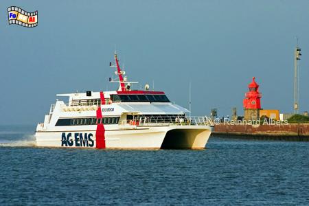 Emden, Molenfeuer, Leuchtturm, Deutschland, Niedersachsen, Emden