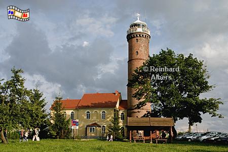 Jarosławiec (Jershft) an der polnischen Ostseekste., Leuchtturm, Polen, Pommern, Jaroslawiec