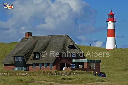 Ellenbogen (Ost), Insel Sylt, Leuchtturm, Deutschland, Schleswig-Holstein, Nordseekste, Insel Sylt, Sylt, Ellenbogen