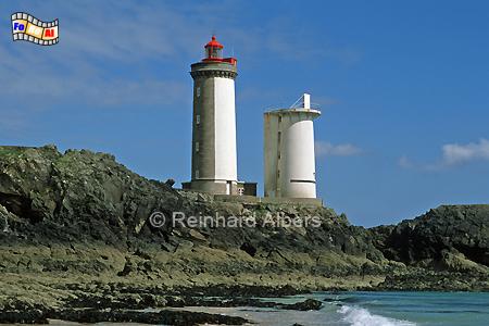 Le Petit Minou in der Bucht von Brest in der Bretagne., Leuchtturm, Frankreich, Bretagne, Brest, Le Petit Minou