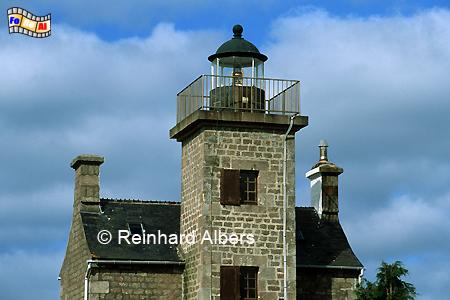 Barfleur in der Normandie, Leuchtturm, Frankreich, Normandie, Barfleur