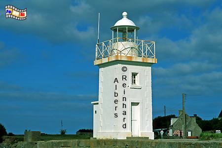 Barfleur in der Normandie, Leuchtturm, Frankreich, Normandie, Barfleur